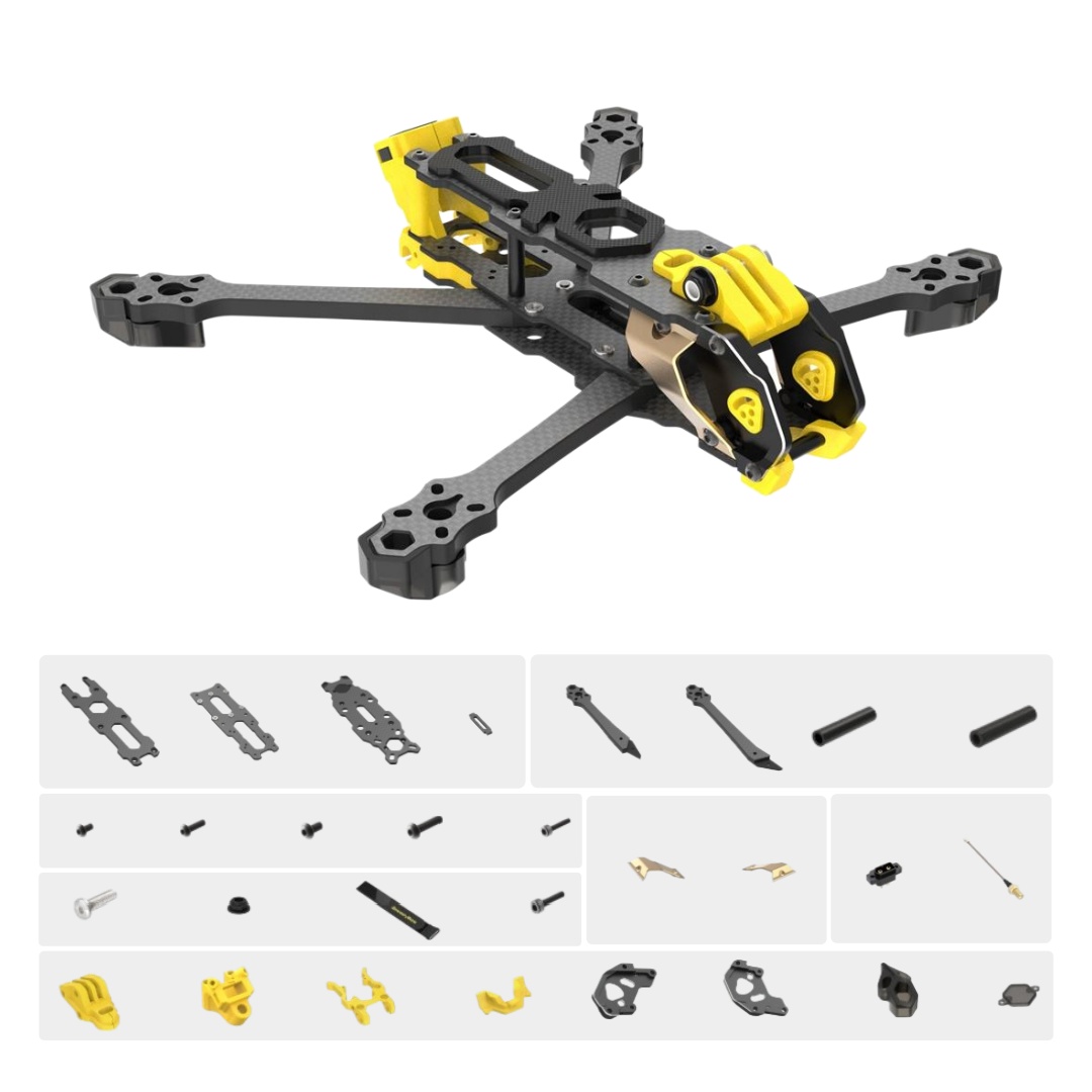مجموعة إطار ماريو 5، إصدار DC  - مراجعة Drone Racing Frame وسعره