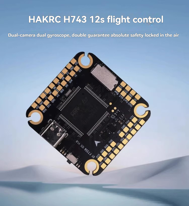 وحدة تحكم الطيران HAKRC H743 8 - مراجعة Drone Racing Flight Controller وسعره