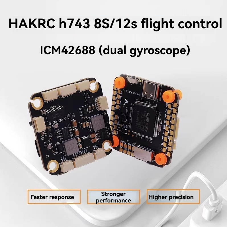 وحدة تحكم الطيران HAKRC H743 8 - مراجعة Drone Racing Flight Controller وسعره