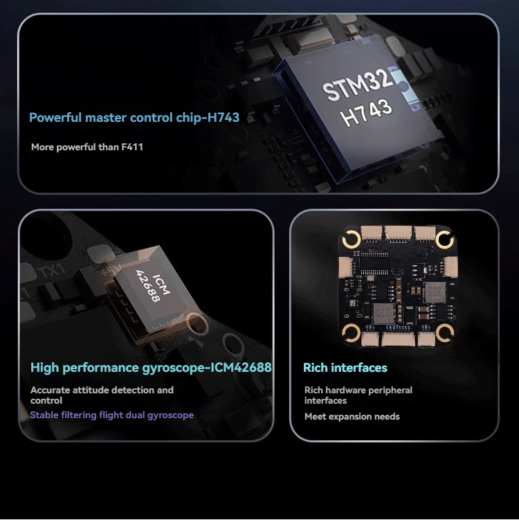 وحدة تحكم الطيران HAKRC H743 8 - مراجعة Drone Racing Flight Controller وسعره